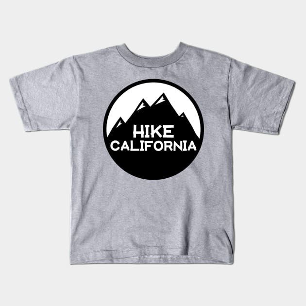 Hike California T Shirt Kids T-Shirt by HolidayShirts